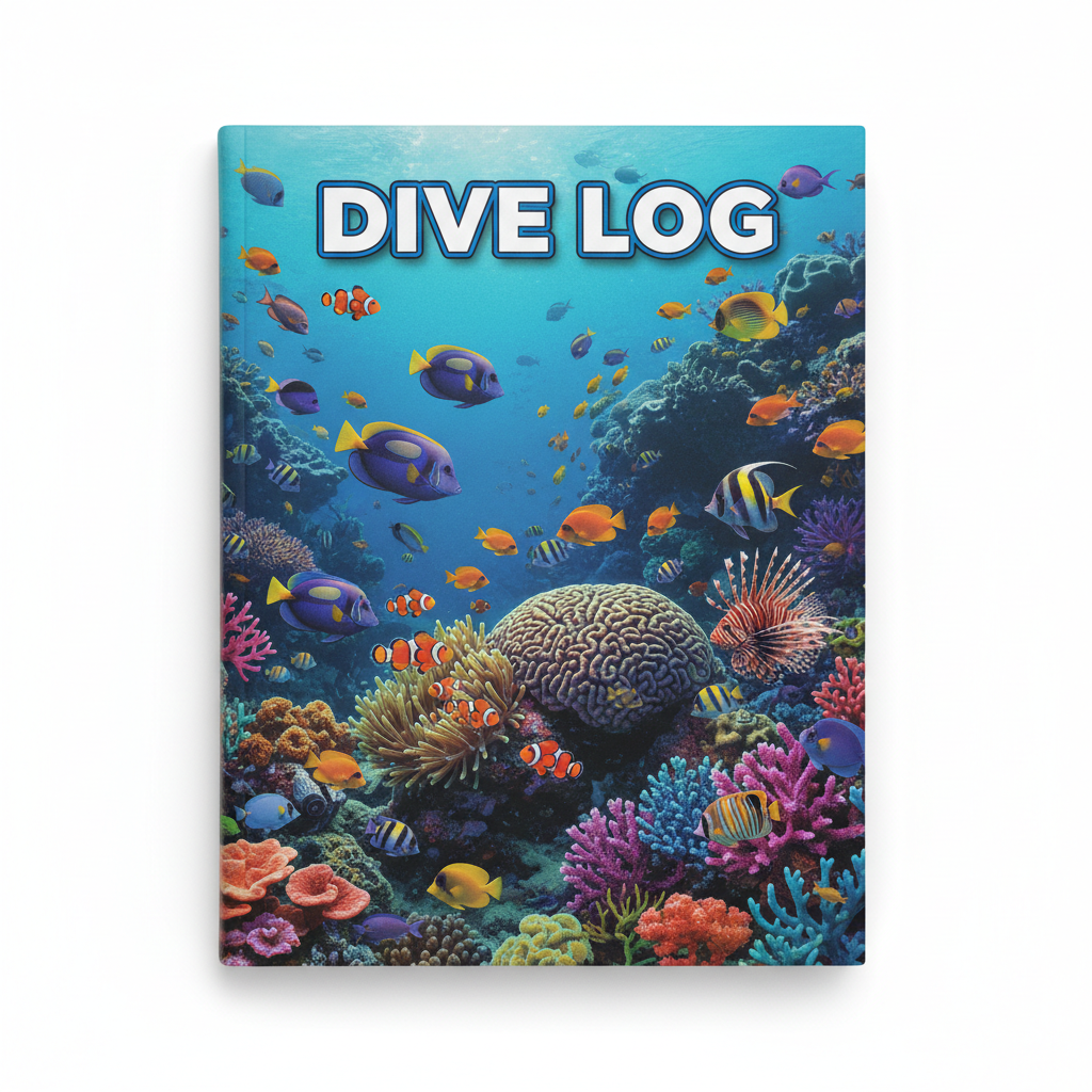 Dive Log Cover - Fish Background