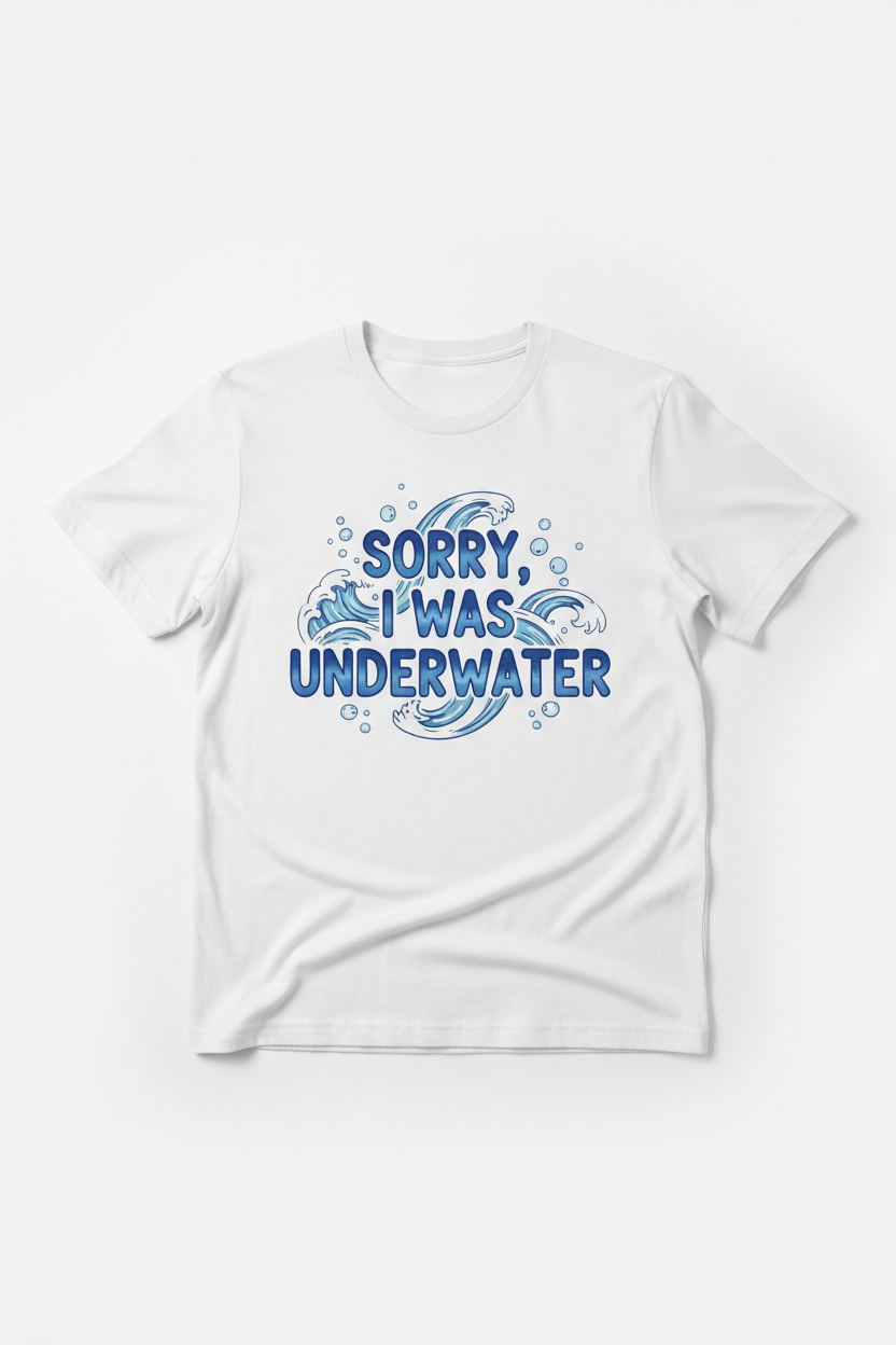 Sorry, I Was Underwater T-Shirt