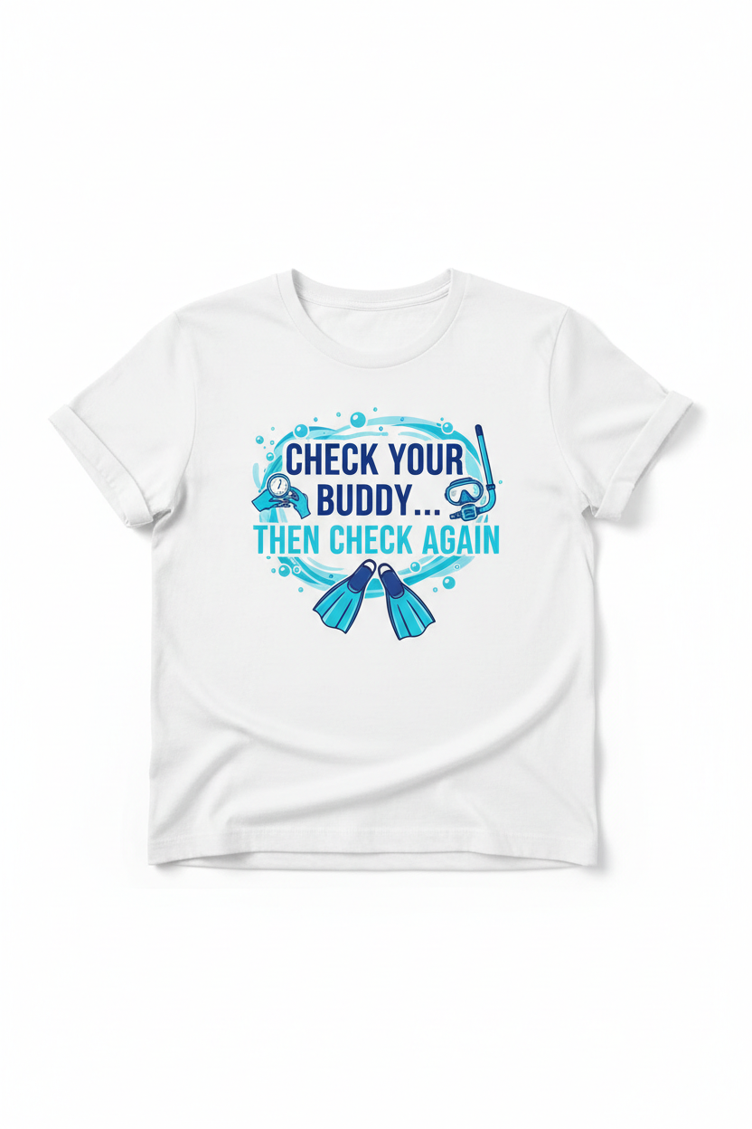 Check Your Buddy... Then Check Again T-Shirt