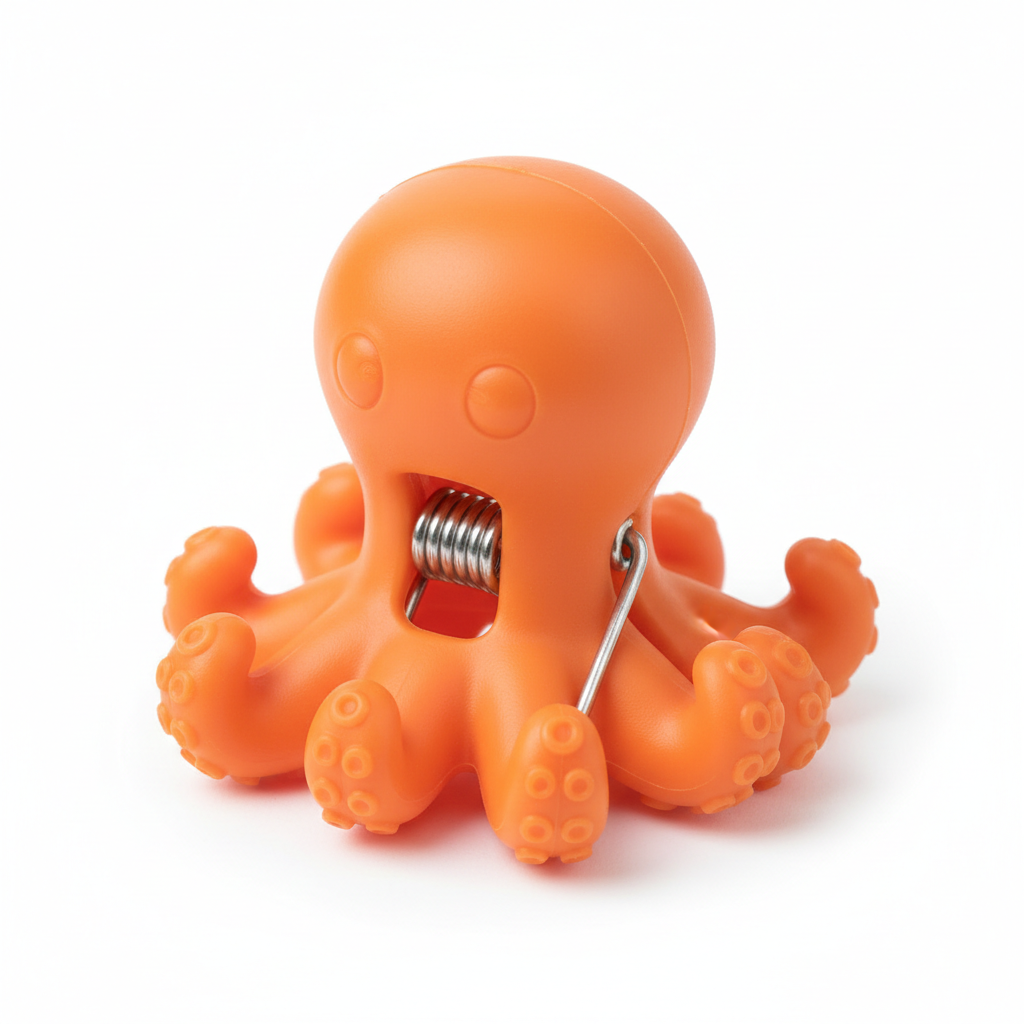 Octopus Clothing Clip Close-up